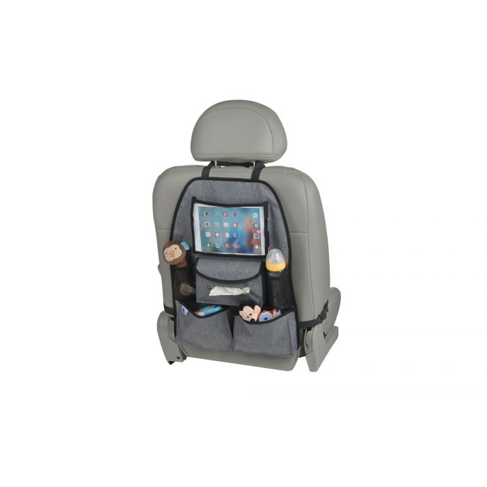 Altabebe - Deluxe Backseat Organizer for iPad/Tablet - Grey